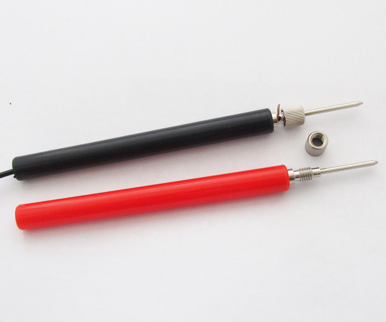 8pcs DIY Multimeter Test Probe without Cable Assemble & No Solder Long Handle