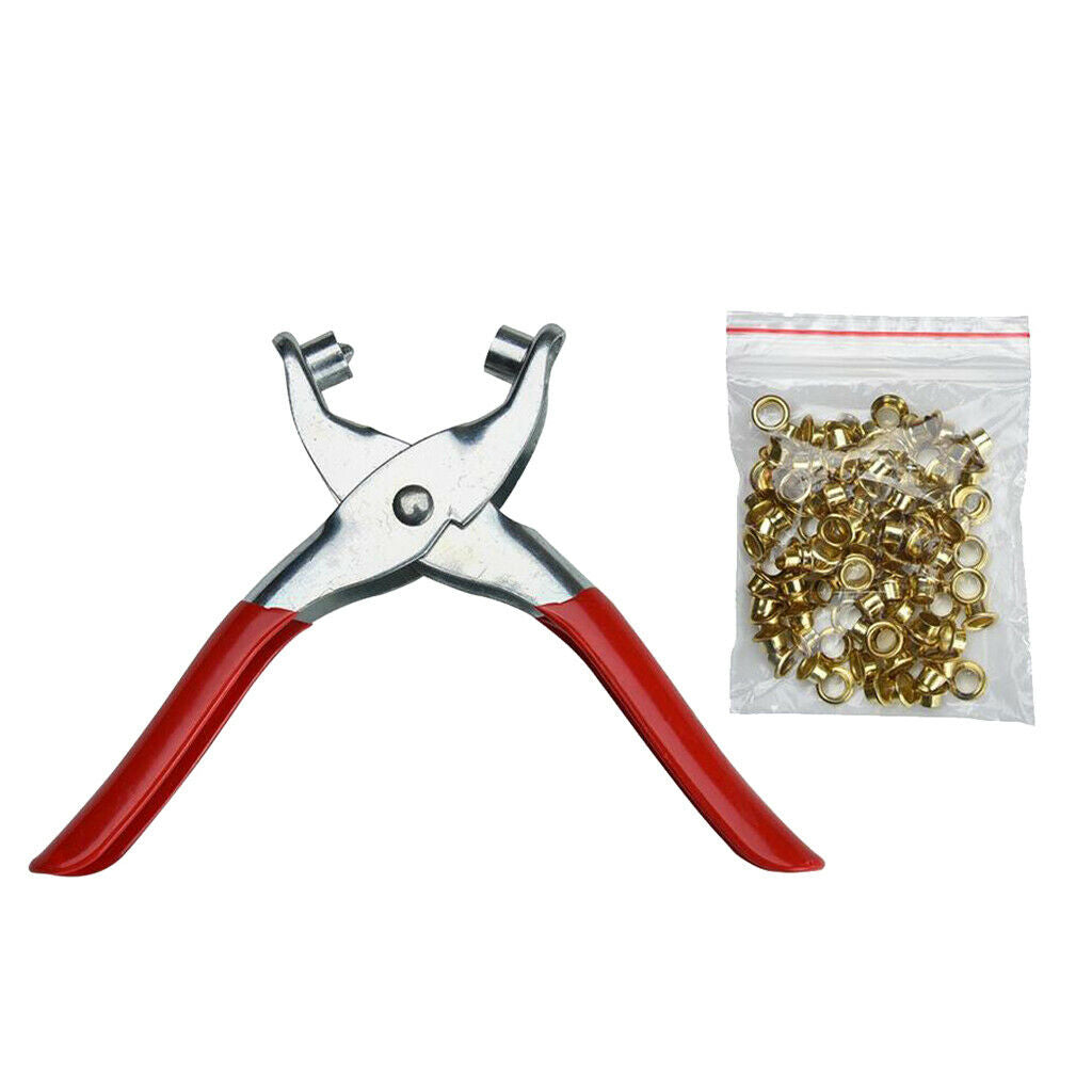 Punches With 100 Eyelets, Perforating Pliers For Leather, Fabric, Belt, Clothing