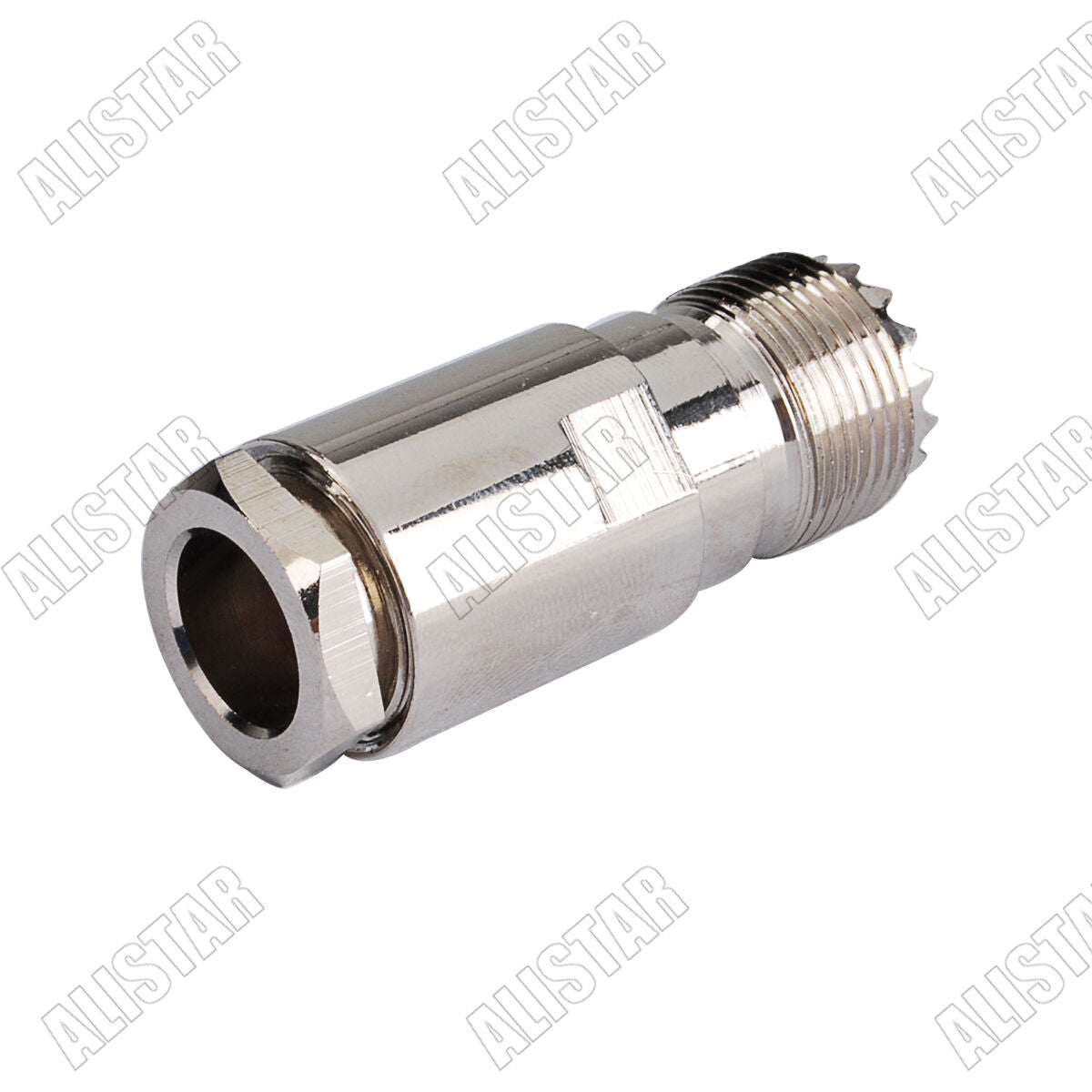 5x UHF Jack Female Clamp Straight SO239 Connector For RG5 RG6 LMR300 5D-FB Cable