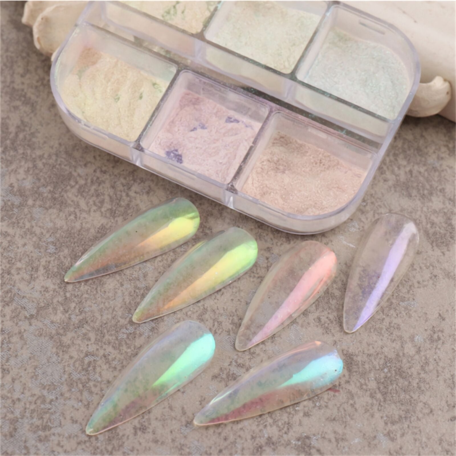 Nail Art Glitter Manicure Mirror Powder Symphony for Festival Nails Decoration