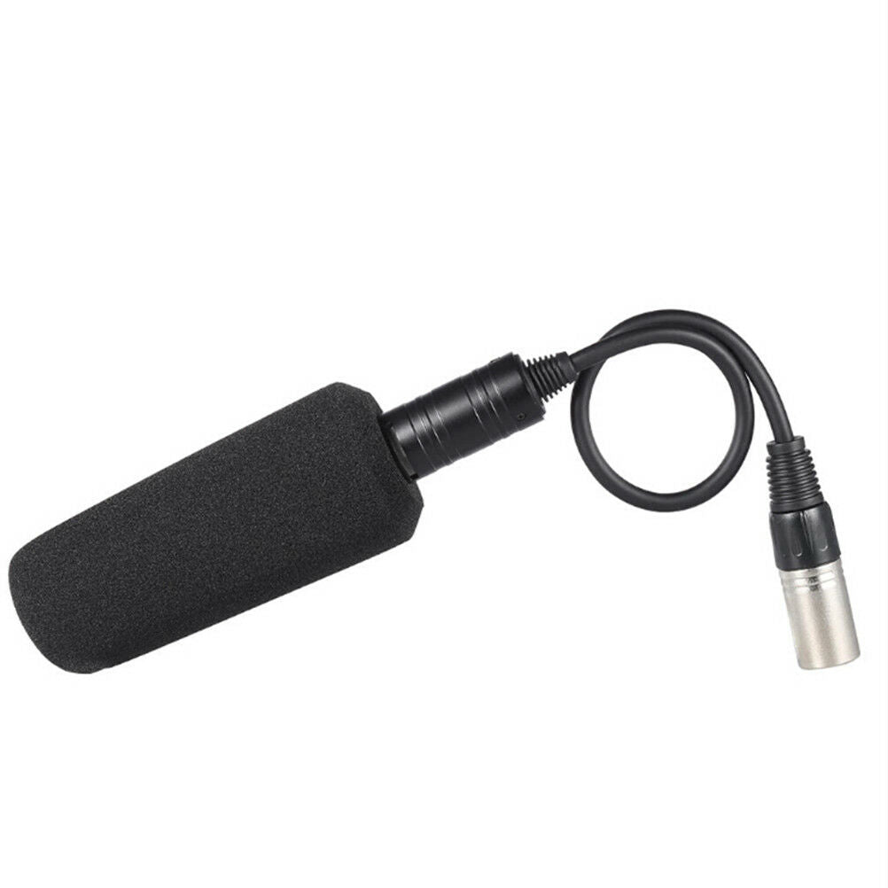 Shotgun DV Interview Mic Microphone Video Camera Camcorder XLR Cable ConferPFWF
