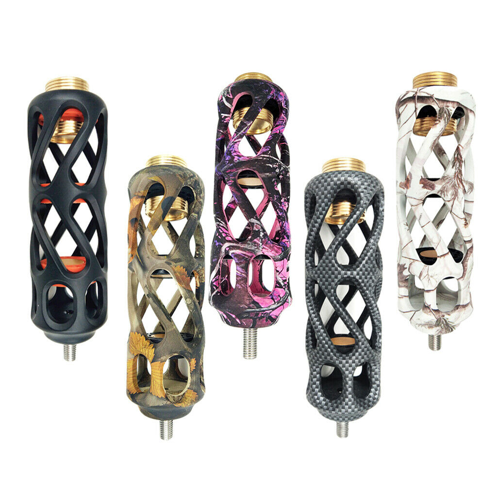 Archery Bow Stabilizer Shock Absorb for Compound & Recurve Bow black red