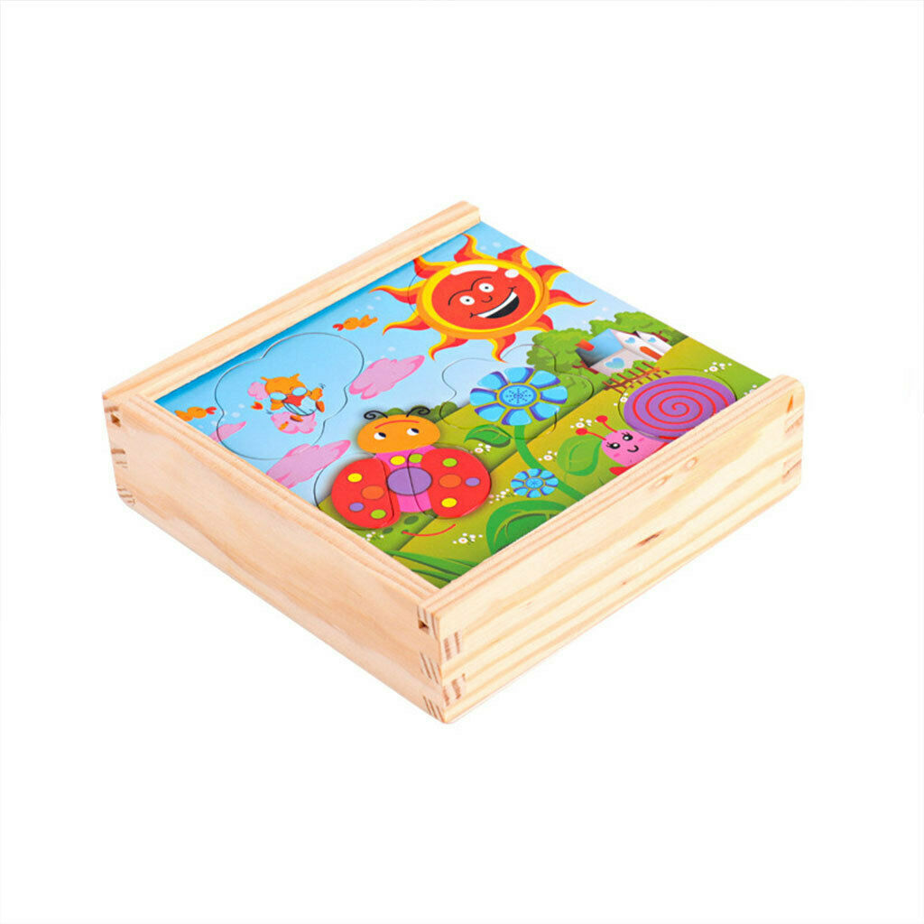 Colorful Puzzle Board Toys Shape Matching Weather Colors Development Game