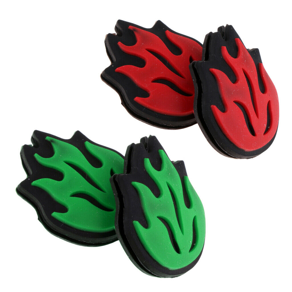 4 Pcs Personalized Tennis Shock Absorbers Silicone Racquet Vibration Dampeners
