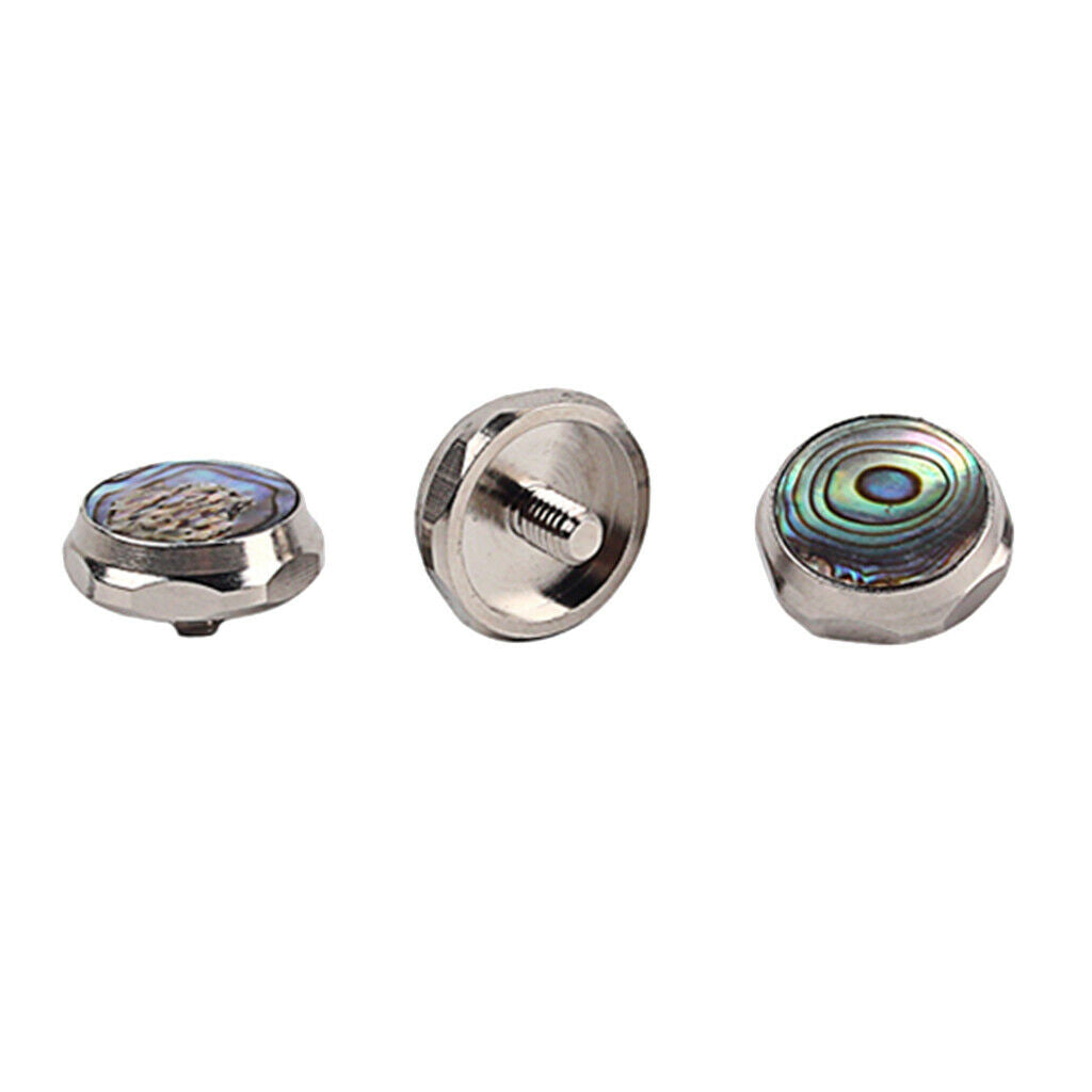 3pcs Trumpet Repairing Part Buttons Musical Instrument Trumpet Abalone