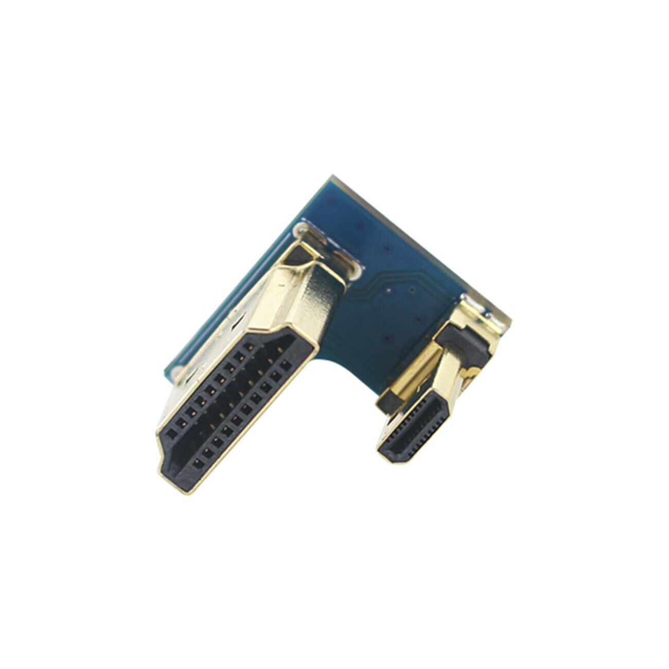Adapter Converter Micro HDMI To HDMI Cable Plug Connector for Raspberry Pi 4B