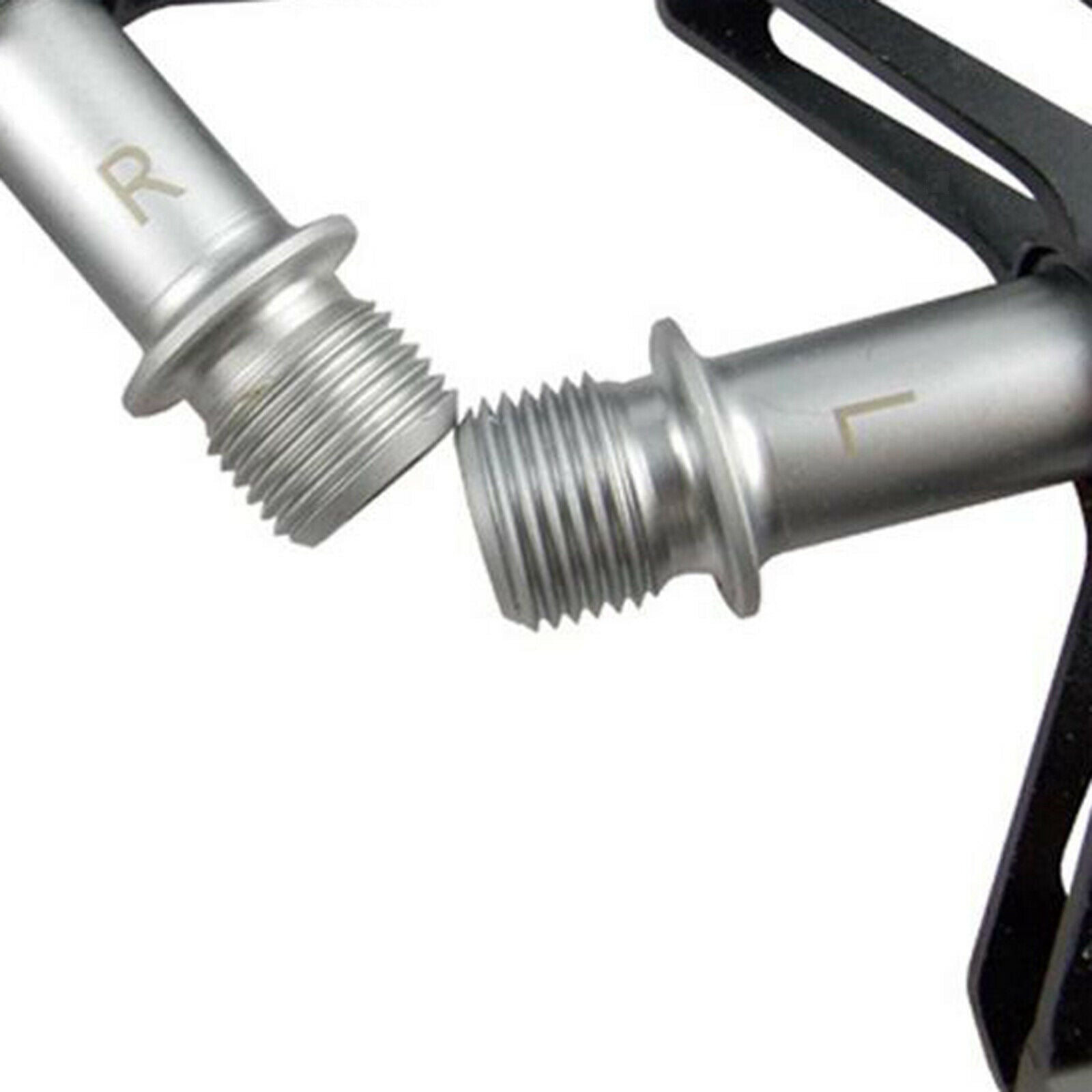 Bike Pedals Non-slip 9/16inch Cycle Flat Pedal Replacement 14mm Thread