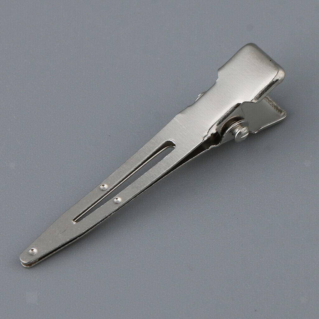 100pcs Alligator Duck Bill Clip Hair Styling Single Prong Clips Beauty Tools