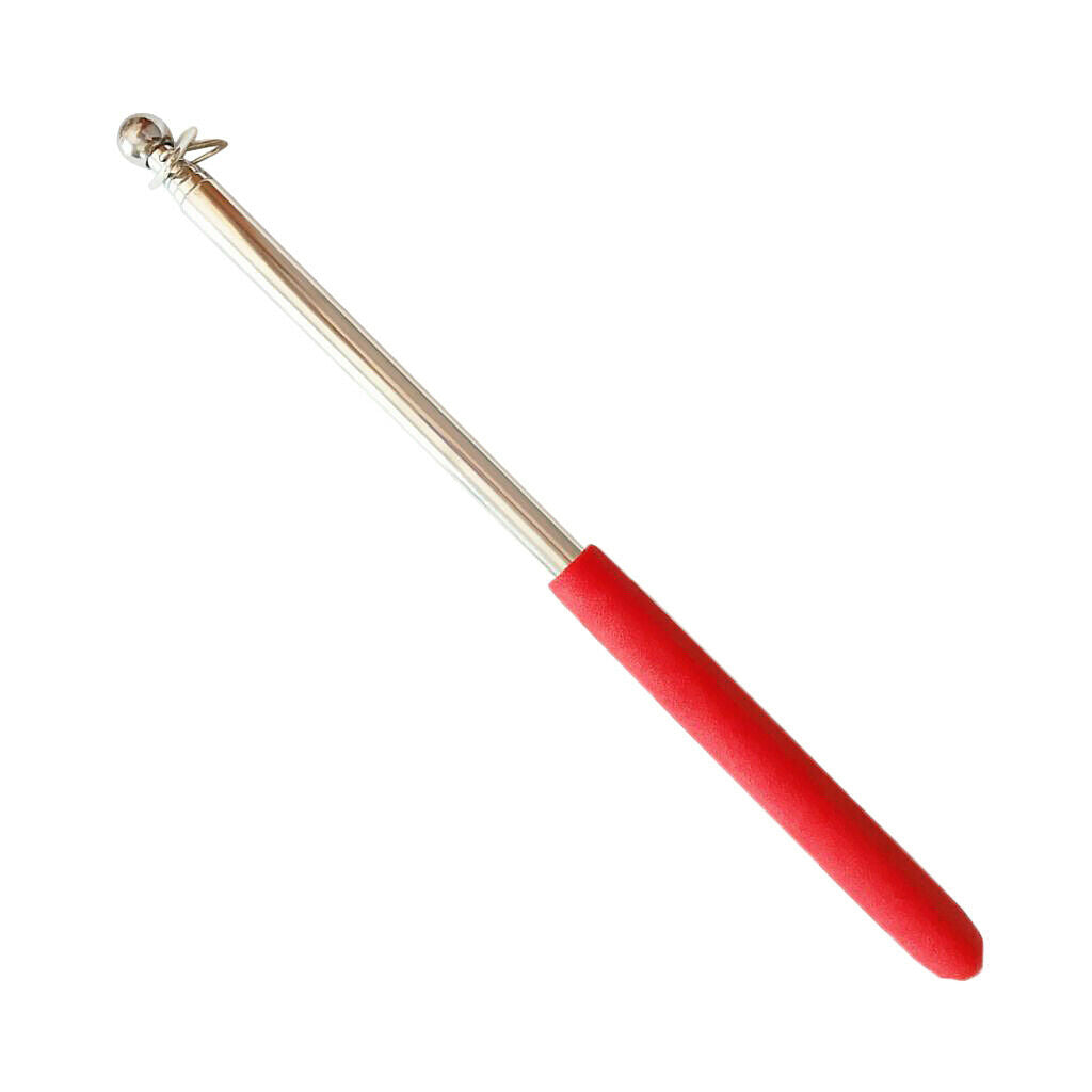 2 x Telescopic Stainless Steel Flagpole Banner Flagpole Guide Pole Length 1m