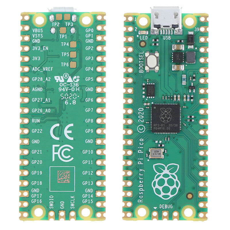 New Raspberry pi pico Microcontroller Development Singlechip Board Dual-core Ad