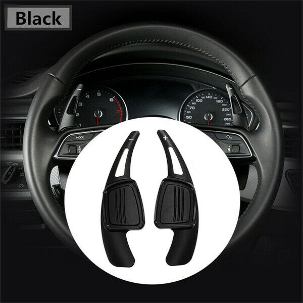 2X Steering Wheel Gear Shift Paddle Shifter For Audi A3 A4L A5 S3 S4 Q2 Q5 Q7 TT