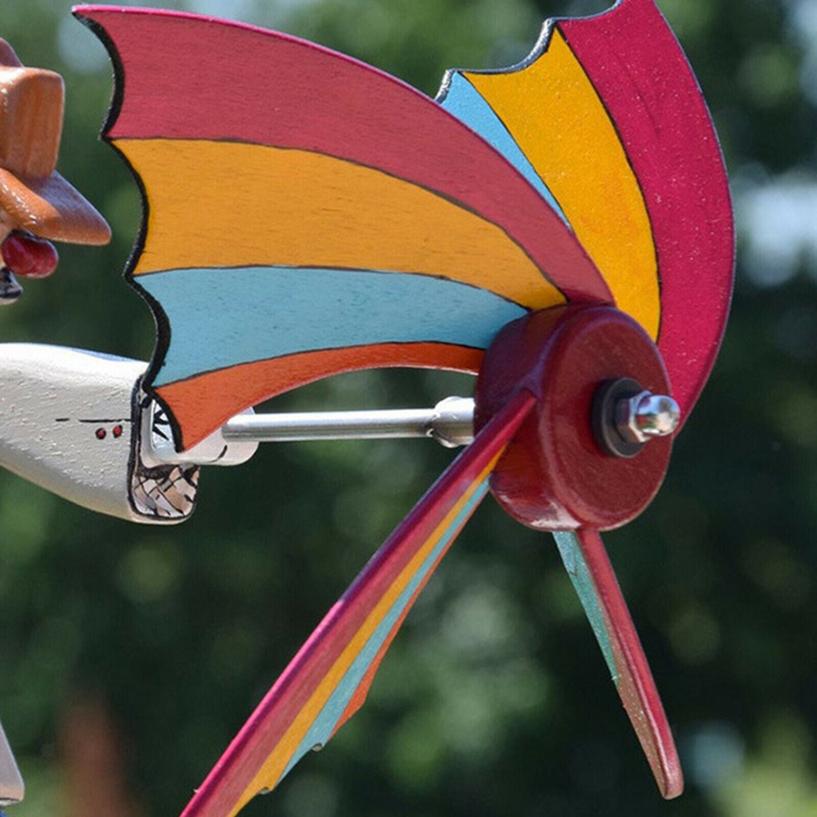 Whirligig Asuka Clown Windmill Clown Spinner Outdoor Garden Yard Decor