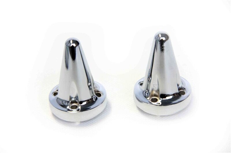Replacement Motorcycle Spike Bar Ends Stiletto end Caps for ISO Style Hand Grip