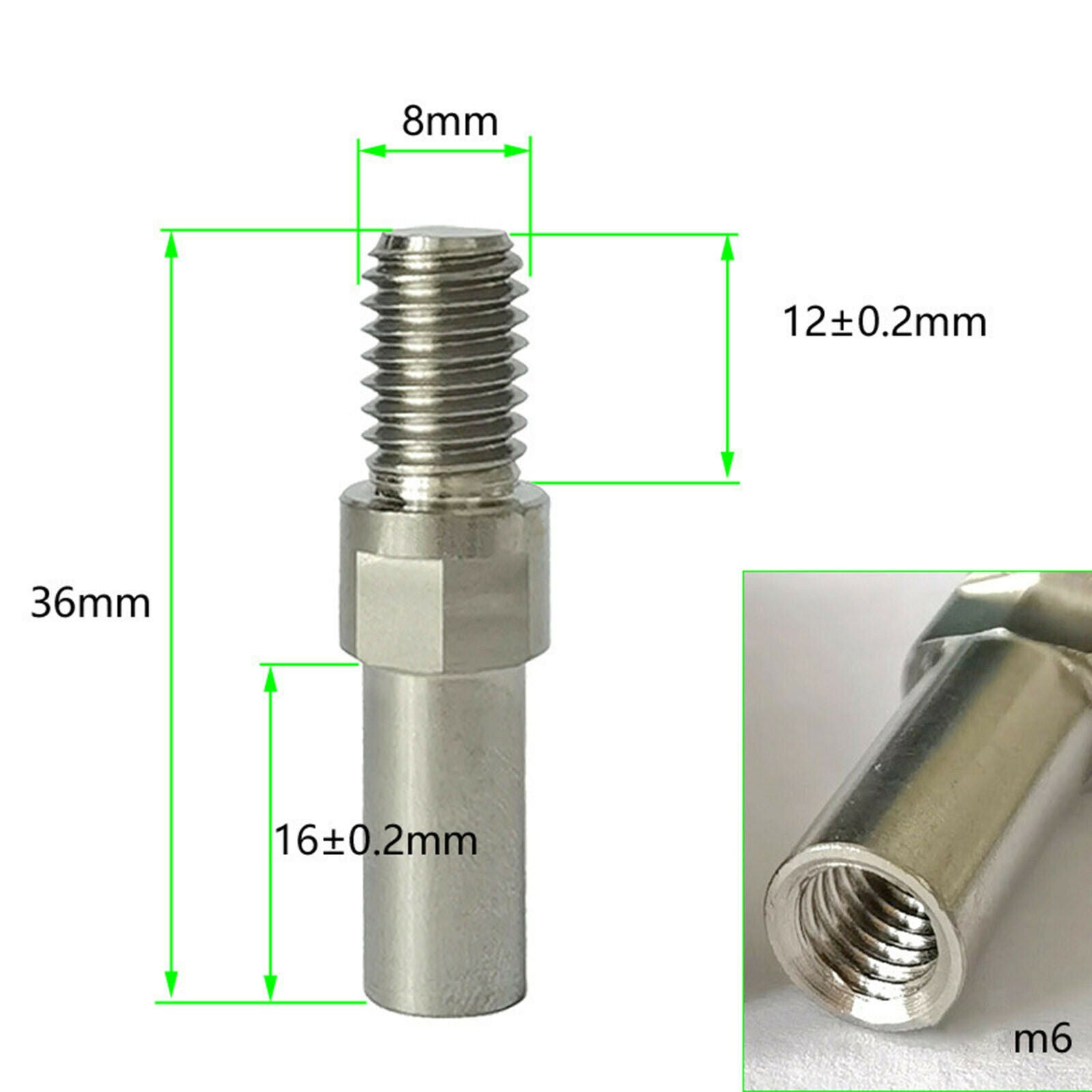 2pcs/set Bike V Brake Boss Post Screws M8 1.25mm Ultralight Bike Accessories