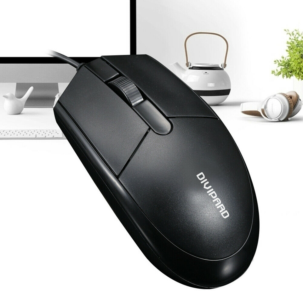 Wired mouse, 1200DPI optical mouse, for desktop notebook computers