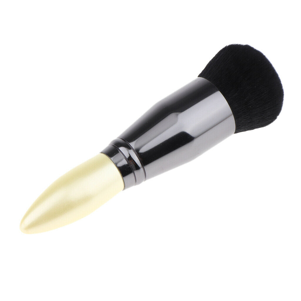 Mini Makeup Powder Brush Cosmetics Tools Multi Color Brush  Beige Yellow