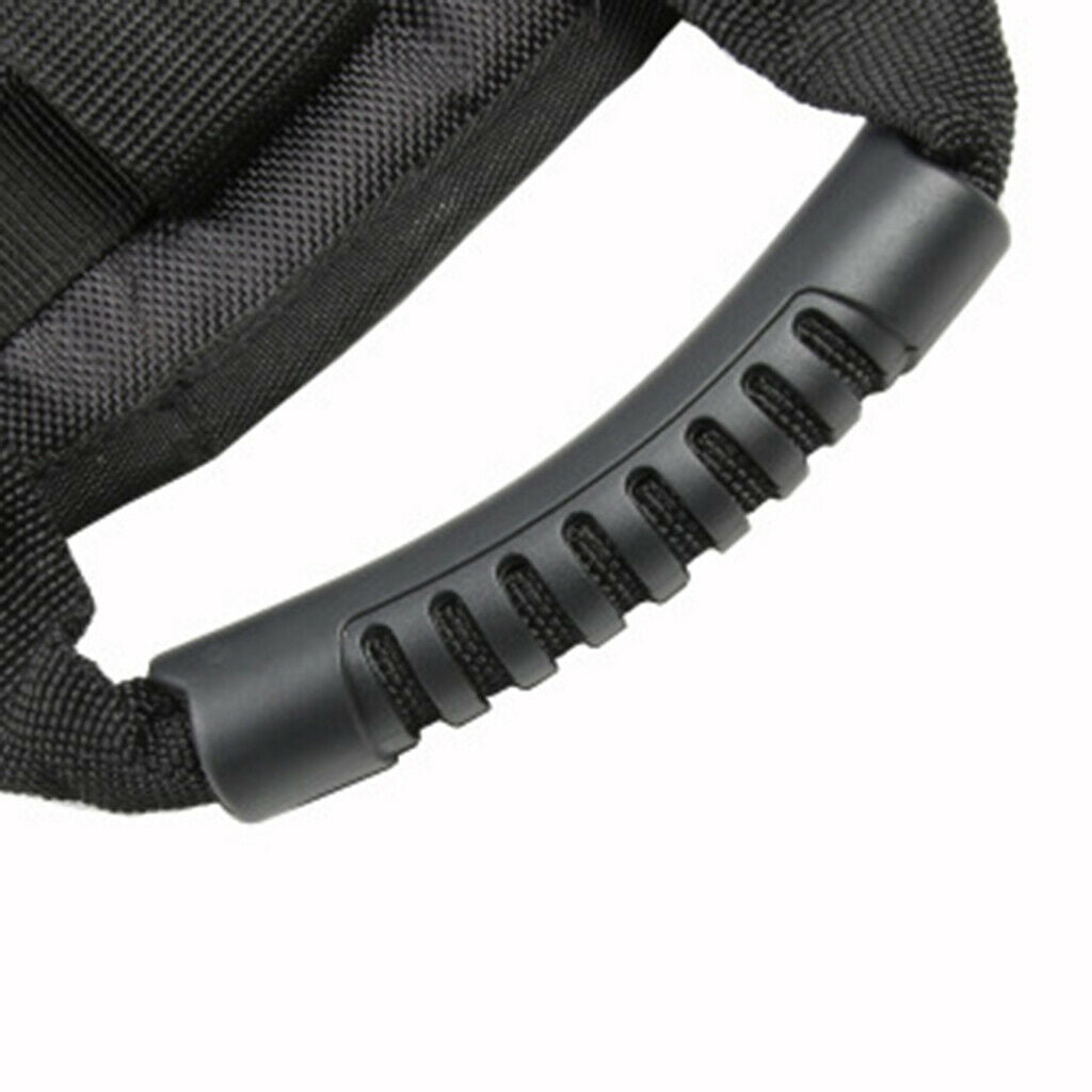 Motorcycle Safety Belt Motocross ATV Rear Seat Grip Strap Armrest Black
