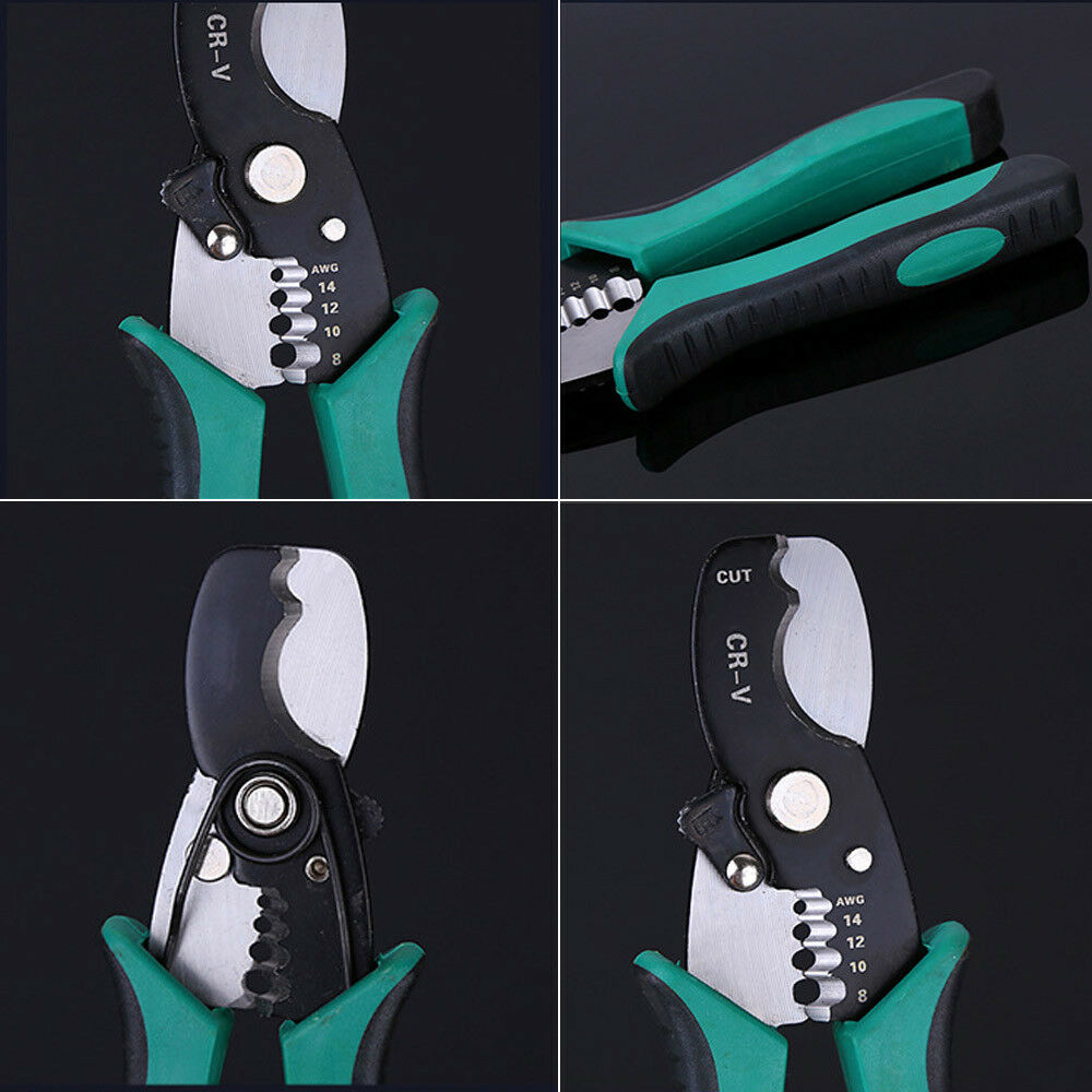 1pc Durable Metric Insulation Wire Cable Cutting Scissor Pliers Stripper Cutter