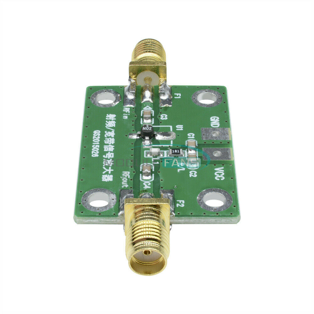 2PCS RF Wideband Amplifier 30dB 0.1-2000MHz low-noise LNA Broadband Receiver