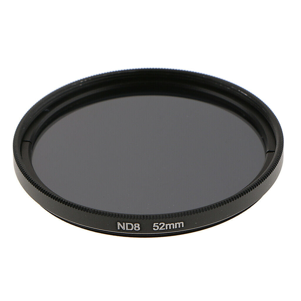 Variable ND filter 52mm ND8 ND filter HD neutral density gray filter, off