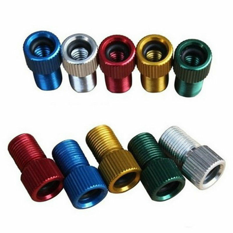 5X Presta Valve Schrader Adapter Converter Road Bicycle Pump Tube Bike Sport Use