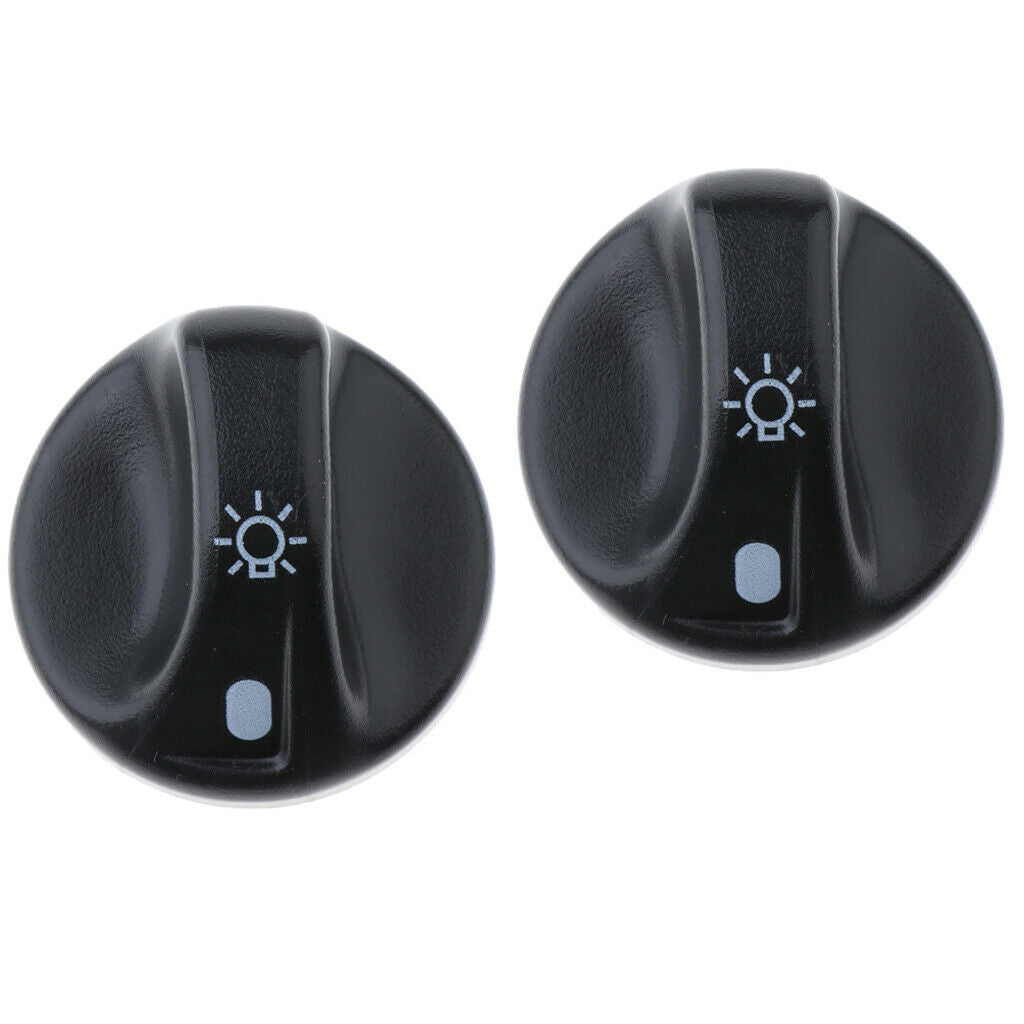 2pcs Head Light Head Lamp Switch Knob Ford F-150 1997-03,F-150 Heritage 2004