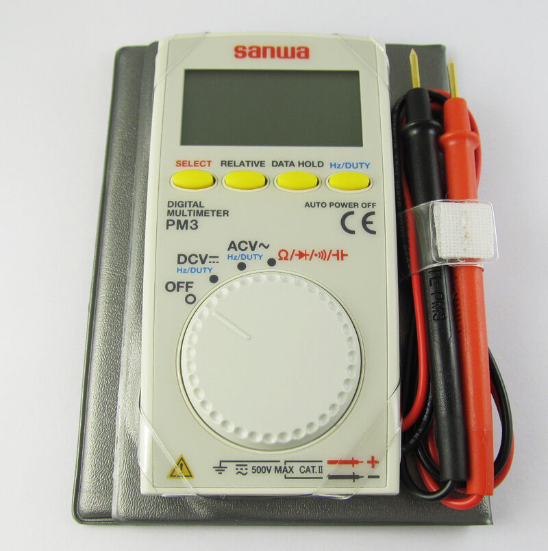 1PC PM3 Sanwa Mini Digital Multimeter with multi-function