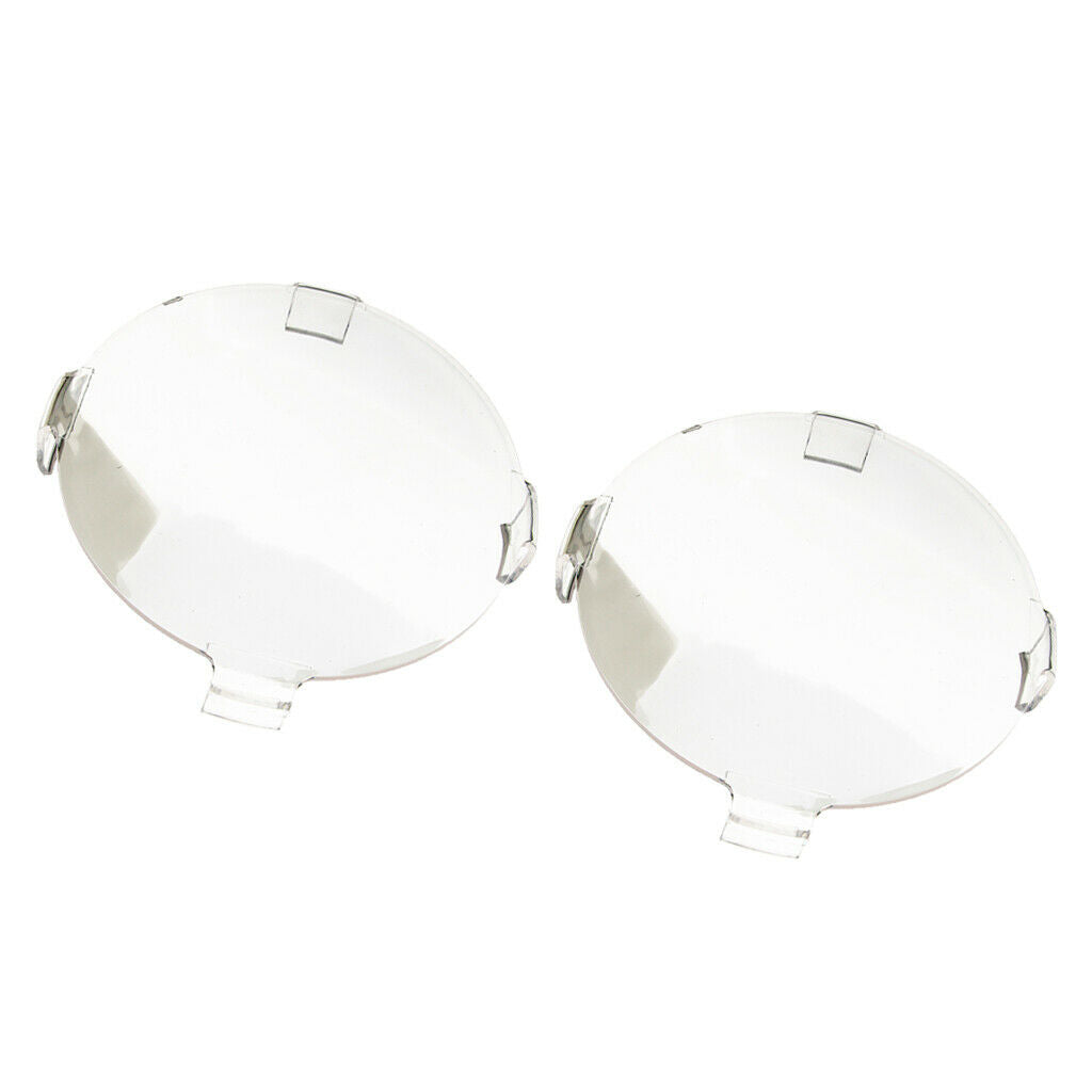 2pcs HID Driving Lights Lens Spot Lens Floodlight Lens Work Cover Truck