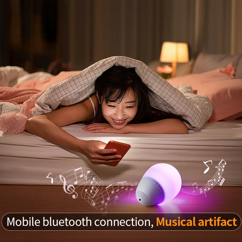 Bluetooth Sound Speaker Decompression Release Pressure Bedside Colorful Lights