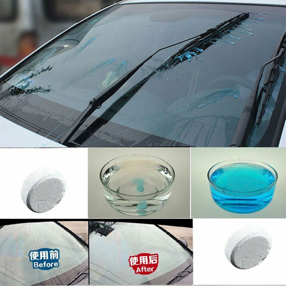 Effervescent Tablets Windscreen Cleaner Cleaning Agent Pills Car Glass Wash