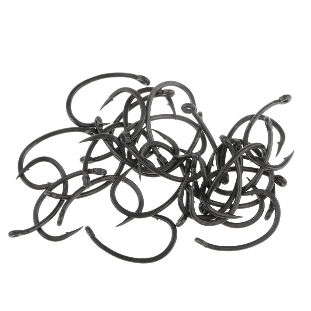 60pcs Barbed Fishing Hooks Octopus Circle Hook