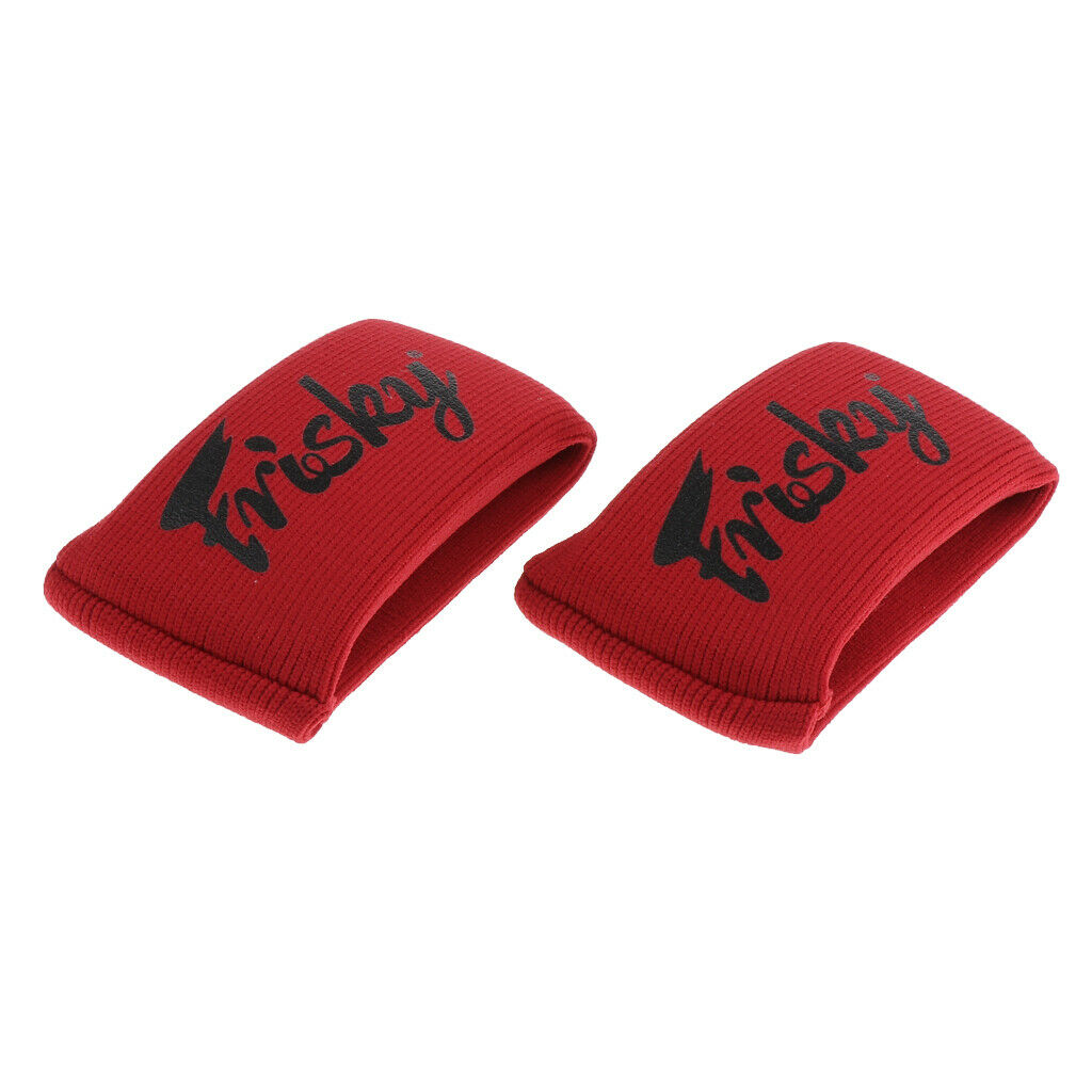 2X SBR Boxing Knuckle Protector Shockproof Kickboxing Finger Support Red