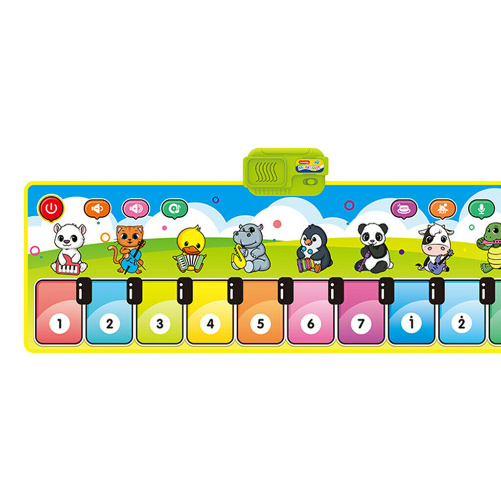 Piano Play Mat Blanket Carpet Playmat Early Developing MatToys for Girl