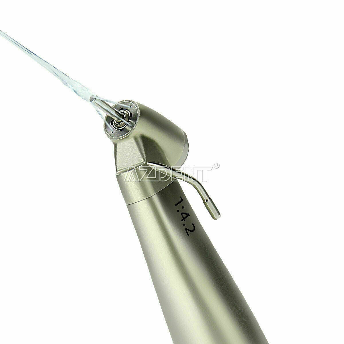 Dental 1:4.2 Increasing Handpiece Fiber Optic 45° Angle Push Button External