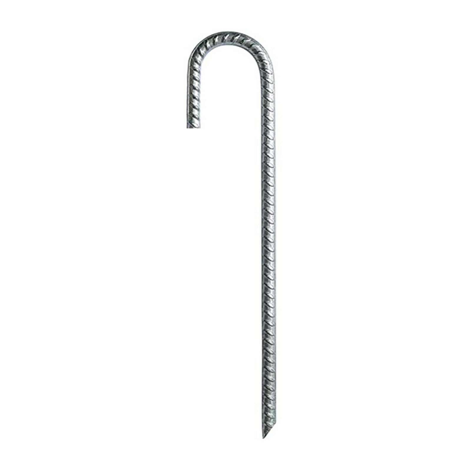 Ground Rebar Stakes Plant Support Tent Pegs Trampoline Wind Anchors Canopies