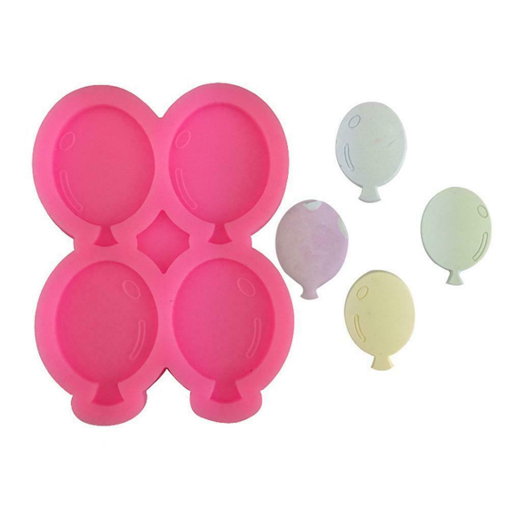 Candy Clay Fondant Tool Balloon Shapes Lollipop Birthday Silicone Molds hot