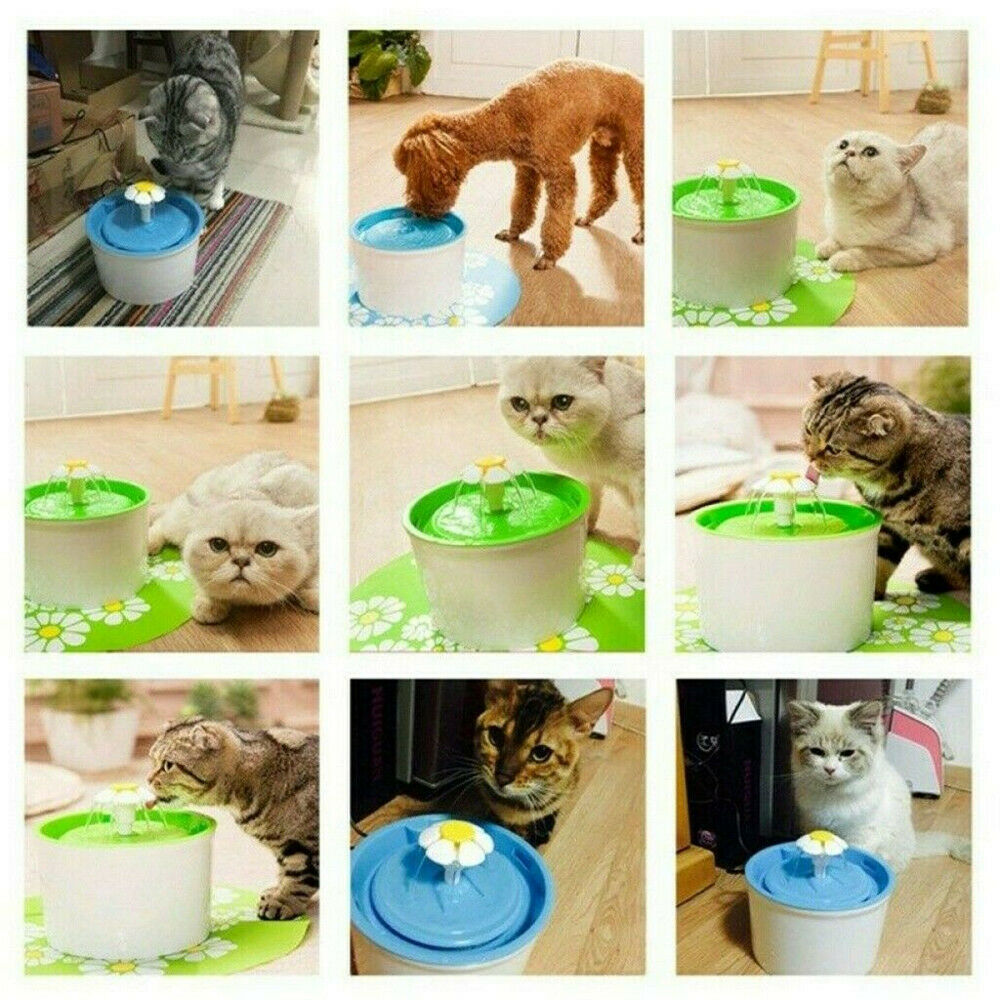 8x Replacement Filters Pet Fountain Cat Water Fountain Dog Water Dispenser