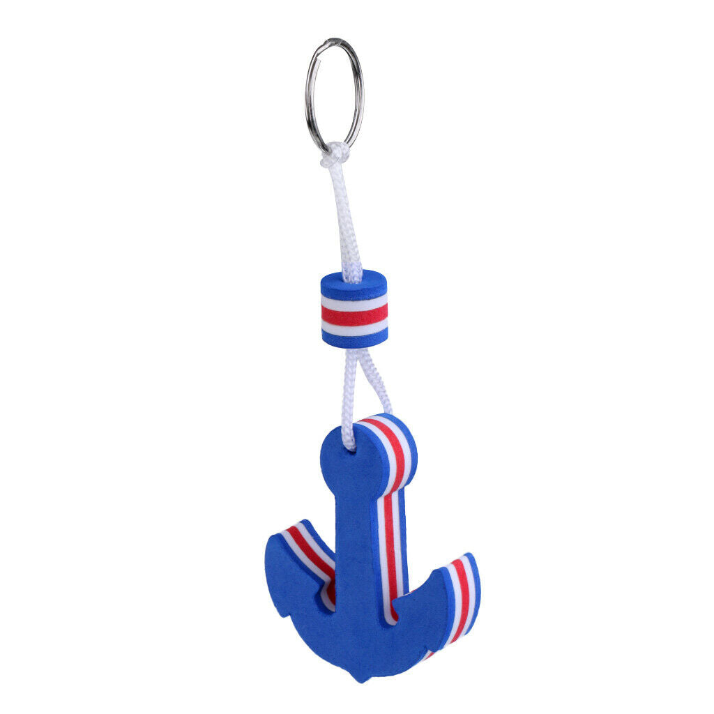 2 Pieces Yacht Boating Nautical Floating Keychain Keyring Key Ring Key Holder-
