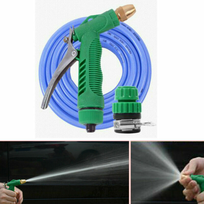 10M Car Wash Water Gun Clean Pipe Washer Kit Garden Watering & Vehicle Cleaning