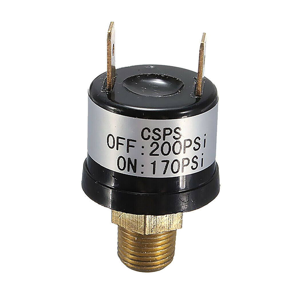 12V Air Pressure Switch Rated For Trumpet Train Horn Compressor 170-200 PSI