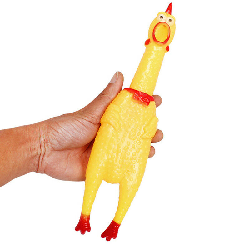 Squeaky Pet Dog Toys Sounding Screaming Chicken Style Safety Molar Chew P.l8