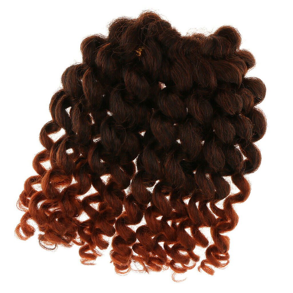 10" Wand Curl Braid Synthetic Braiding Hair Extensions 20 Strands / Pack #3