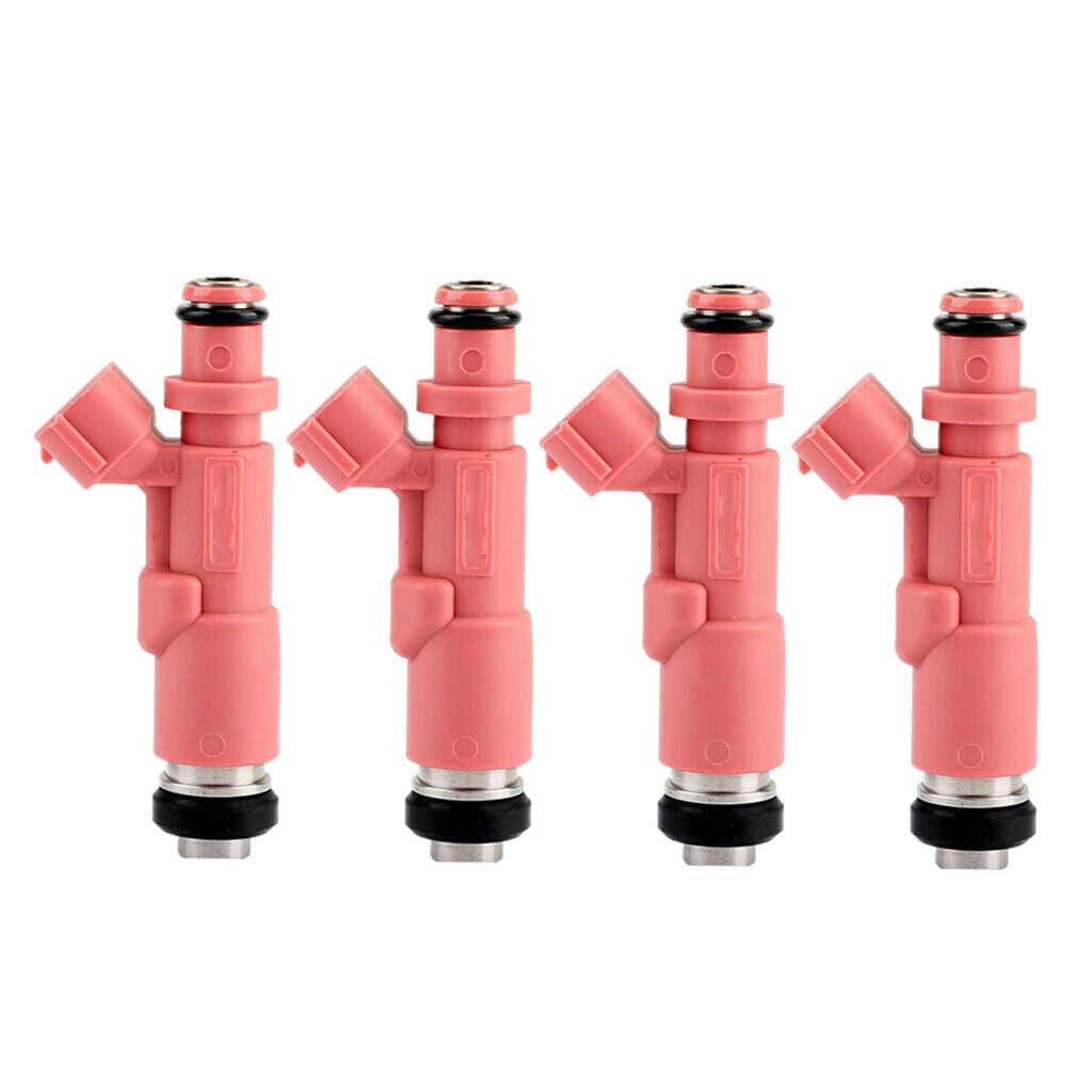 4 Pieces Petrol Gas Fuel Injector 23209-79135 Metal & Plastic Fuel Nozzle