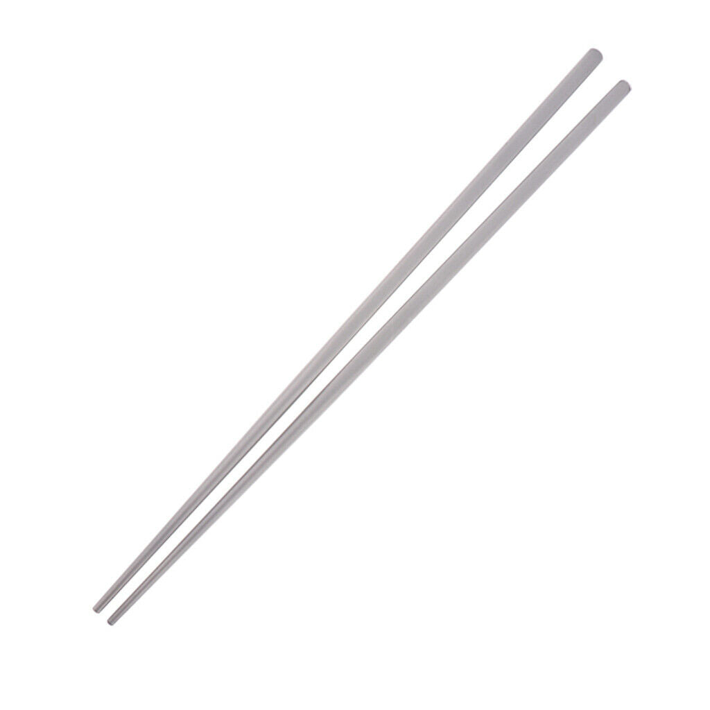 1 Pair Reusable Non- Portable Chopsticks Titanium Exquisite Utensils