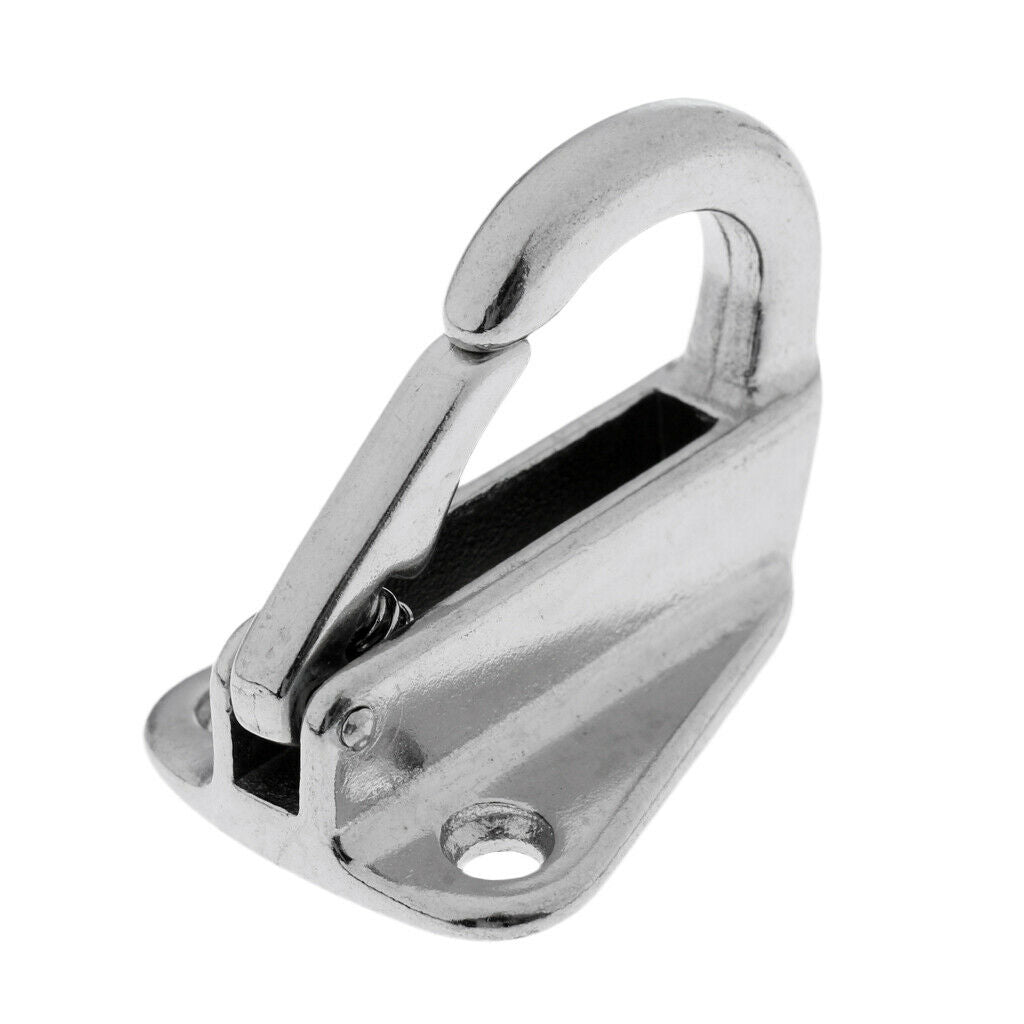 8pcs Marine 316Stainless Steel Snap Type 9mm  Hook For Boat Yacht