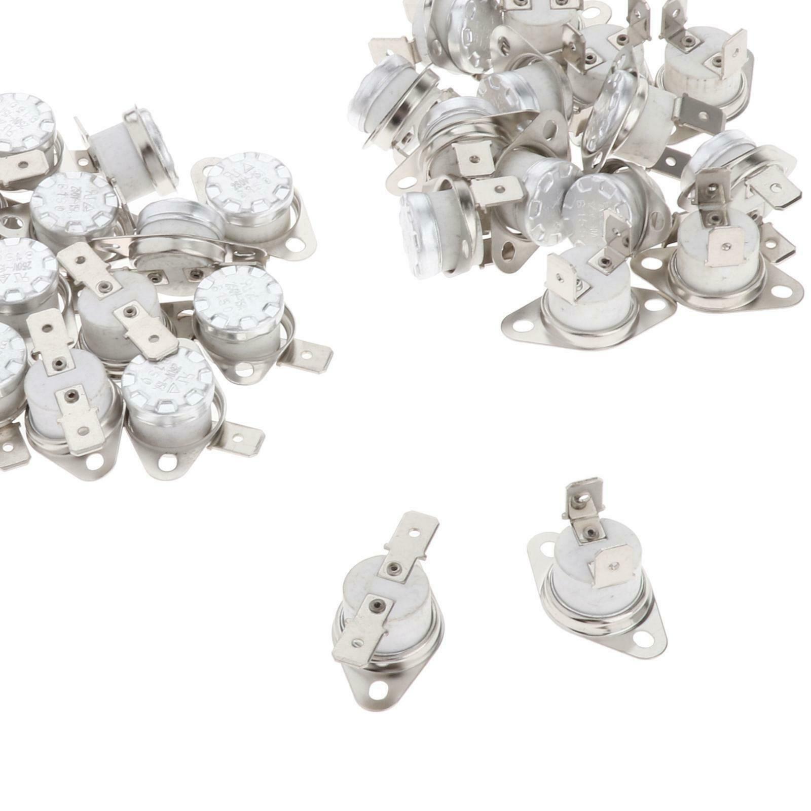 KSD301 30Pcs 150 ° C + 155 ° C thermostat NC thermal switch normally closed