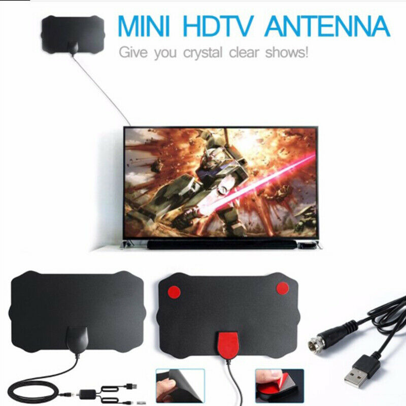 1pc Digital HDTV antenna TV 50 Miles Radius Amplifier signal receiver Aer.l8