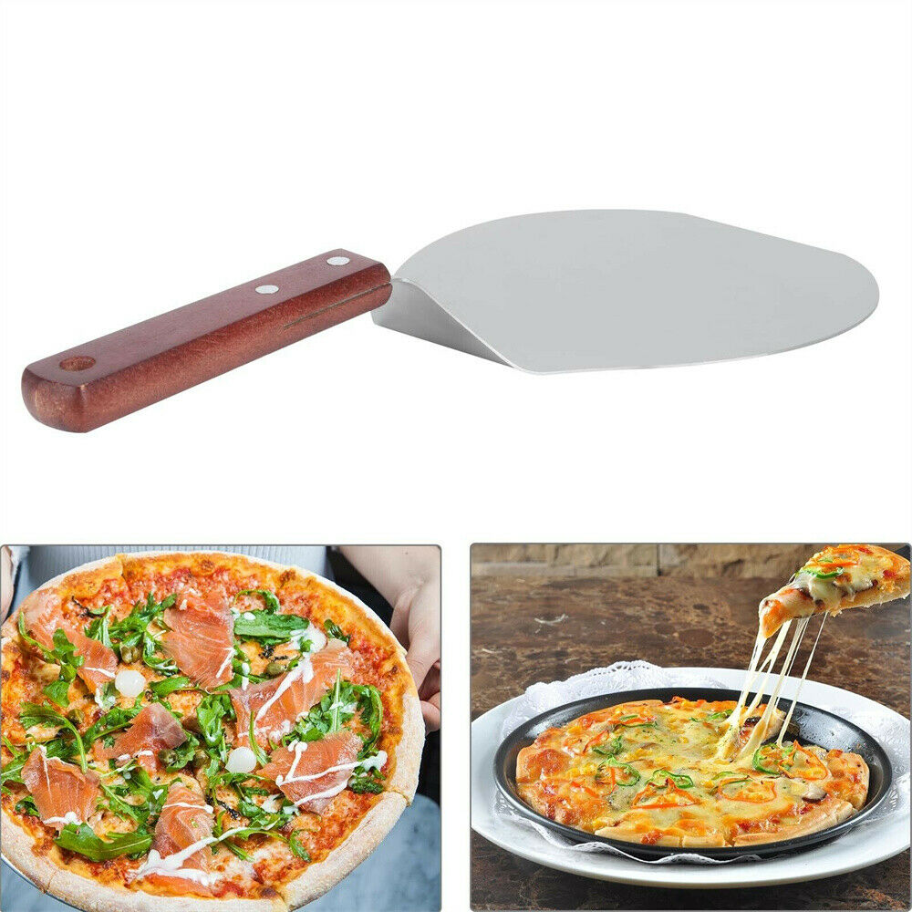 13 INCH Pizza Peel Aluminum Paddle Shovel Wood Handle Pizza Baking Tray