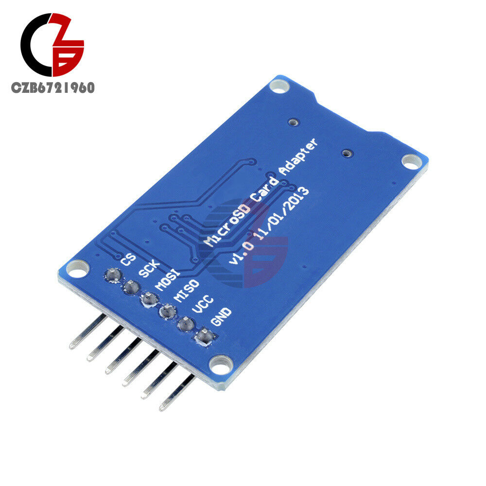 10PCS Mciro SD TF Card Memory Shield Module Storage Board 3.3V SPI for Arduino