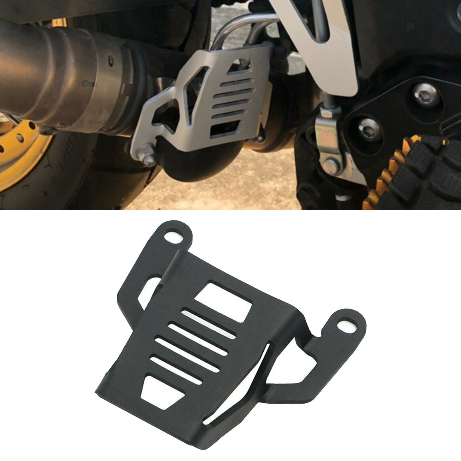 Exhaust Valve Cover Guard for Suzuki Practical Durable Replace Black